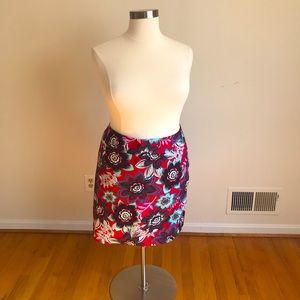 Talbots 22W Floral Skirt (Hawaiian-like pattern)